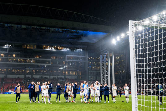 Players of Copenhagen celebrates