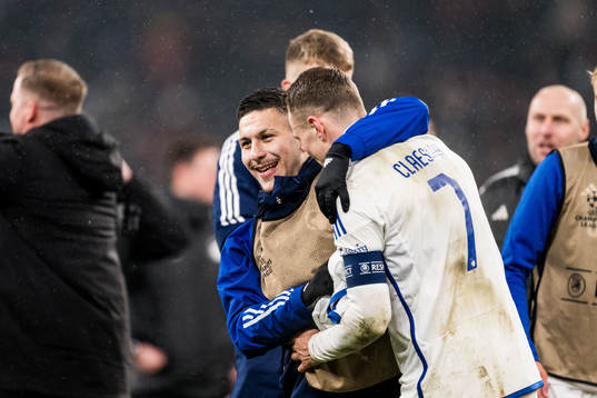 Roony Bardghji of FC Copenhagen Viktor Claesson of FC
