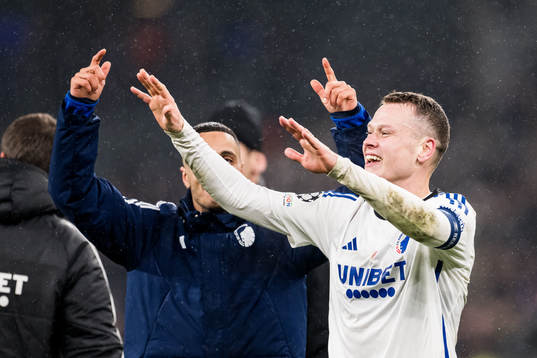 Viktor Claesson of FC Copenhagen celebrates