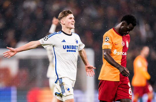 Elias Jelert of FC Copenhagen celebrates
