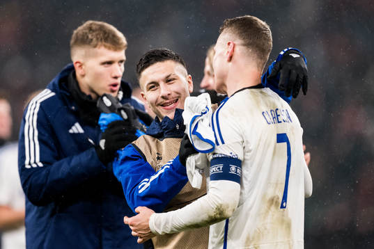 Roony Bardghji and Viktor Claesson of FC Copenhagen