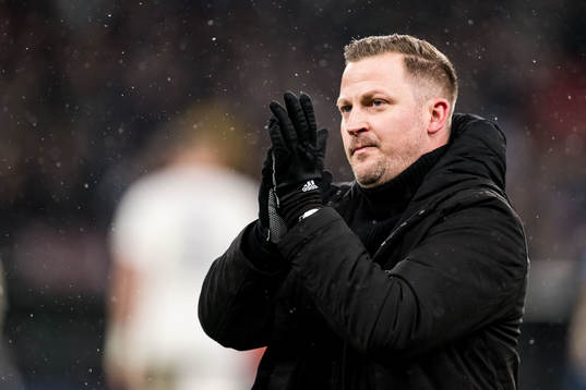 Head coach Jacob Neestrup of FC Copenhagen celebrates