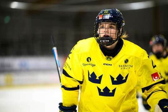 Sveriges Hanna Thuvik jublar