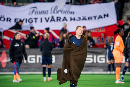 Hanna Andersson of FC Rosengård looks dejected