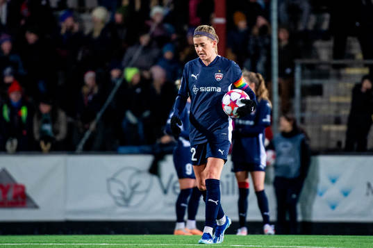 Olivia Schough of FC Rosengård looks dejected