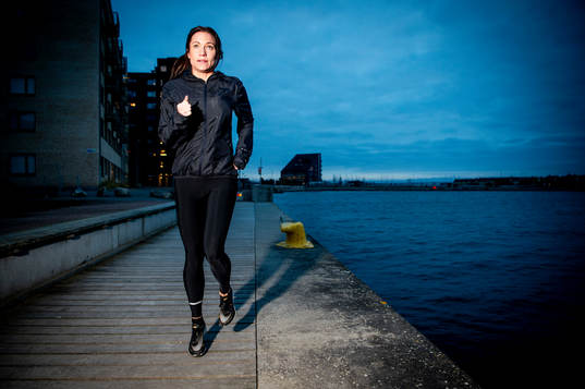 MFF-läkaren och Iron Man löparen Amanda Lahti