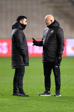 Analyst Mario Chavez and head coach Per-Mathias Høgmo