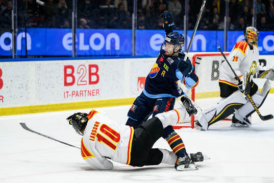 Brynäs Johan Larsson och Djurgårdens Wiktor Nilsson