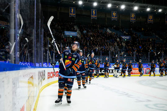 Djurgårdens Emil Berglund jublar