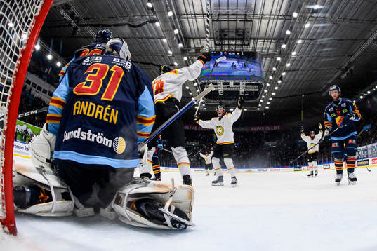 Brynäs Anton Rödin jublar