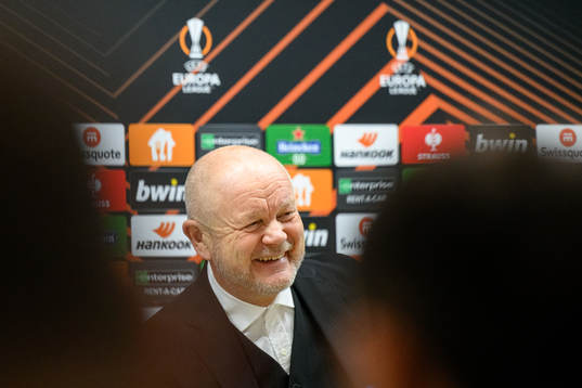 Head coach Per-Mathias Høgmo of Häcken