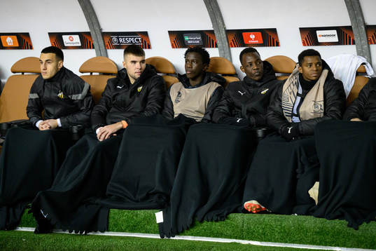Srdjan Hrstic, goalkeeper Sebastian Banozic, Abdoulaye