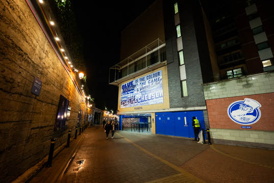 General exterior view of Stamford Bridge