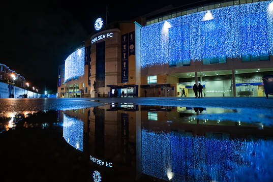 General exterior view of Stamford Bridge