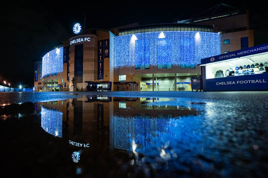 General exterior view of Stamford Bridge