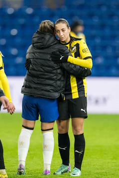 Johanna Rytting Kaneryd of Chelsea and Rusul Rosa Kafaji of