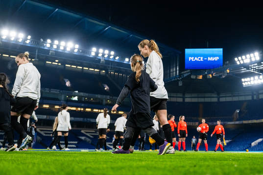 Anna Anvegård of Häcken enters the pitch