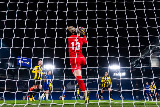 Goalkeeper Jennifer Falk of Häcken