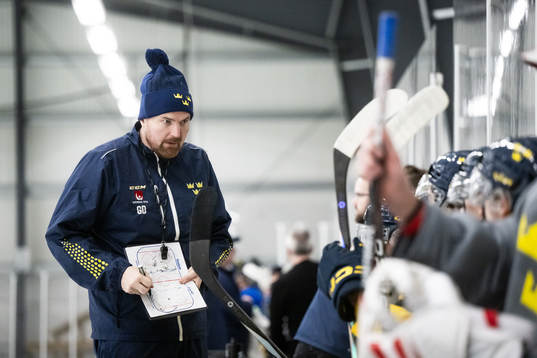 Assistant coach Gereon Dahlgren of the Swedish under-20