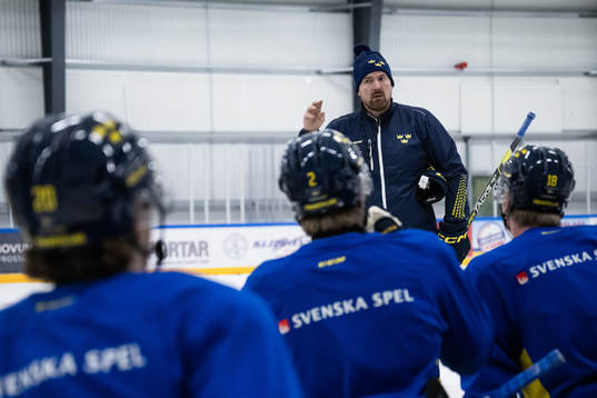 Assistant coach Gereon Dahlgren of the Swedish under-20