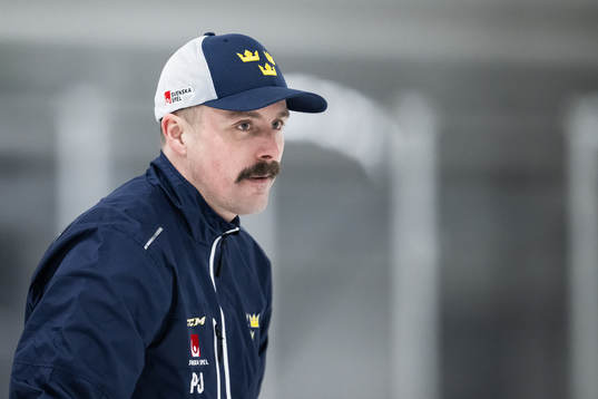 Assistant coach Pierre Johnsson of the Swedish under-20