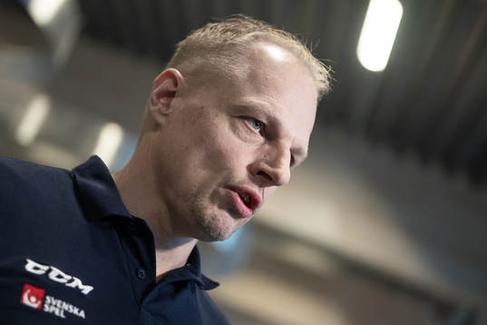 Head coach Magnus Hävelid of the Swedish under-20 national