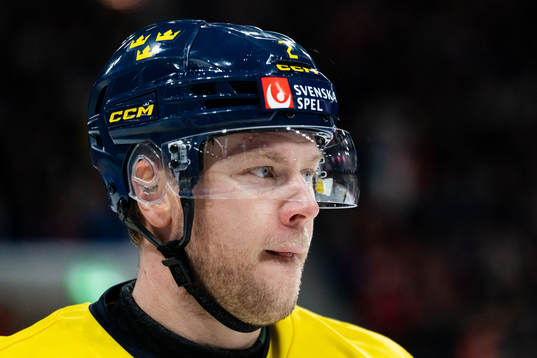 Christian Folin of Sweden in the ice hockey game between