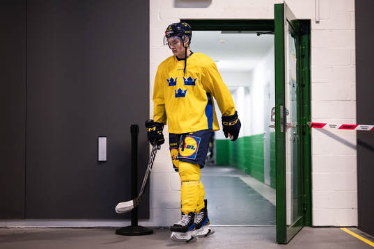 Fabian Wagner of the Swedish under-20 national ice hockey