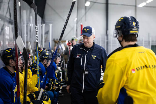 Head coach Magnus Hävelid of the Swedish under-20 national