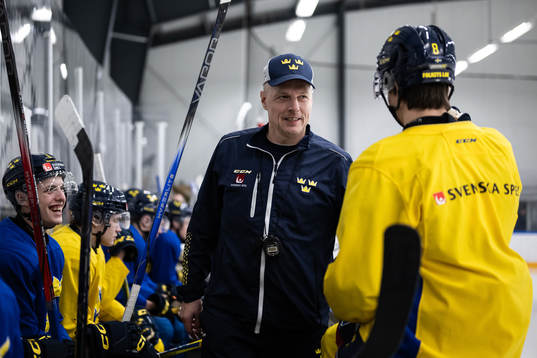 Head coach Magnus Hävelid of the Swedish under-20 national