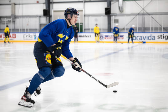 Zeb Forsfjäll of the Swedish under-20 national ice hockey