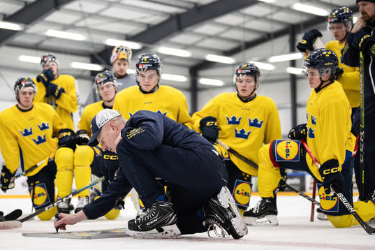 Head coach Magnus Hävelid of the Swedish under-20 national