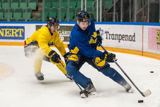Jakob Norén and Felix Unger Sörum of the Swedish under-20