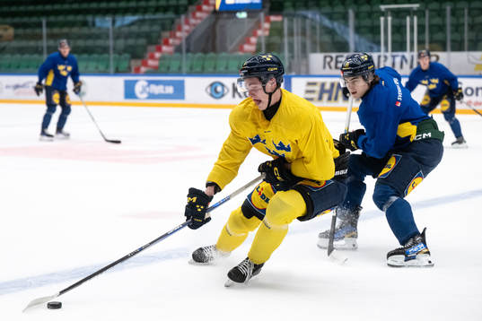 Anton Johansson and Liam Öhgren of the Swedish under-20