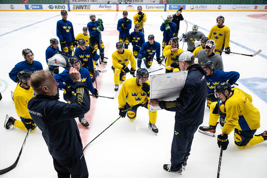 Head coach Magnus Hävelid and assistant coach Pierre