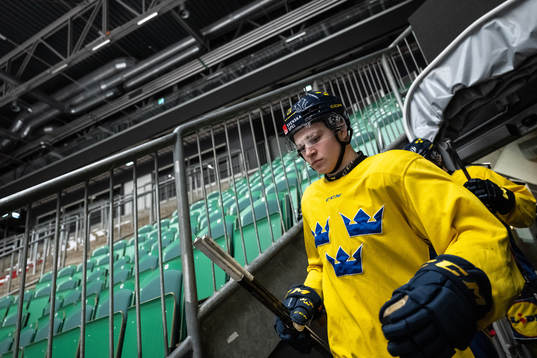 Zeb Forsfjäll of the Swedish under-20 national ice hockey