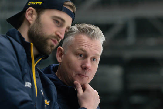 Physiotherapist Krister Olsson of the Swedish under-20