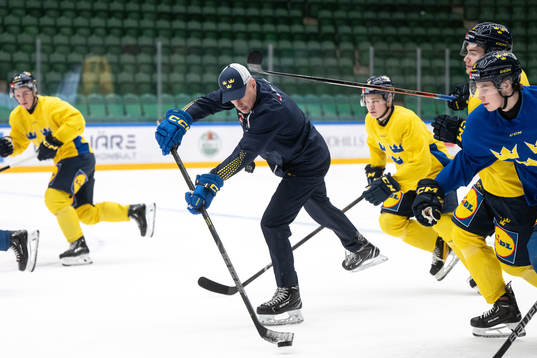 Head coach Magnus Hävelid of the Swedish under-20 national