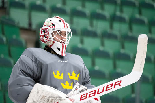Goaltender Kevin Reidler of the Swedish under-20 national