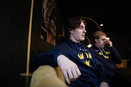 Liam Öhgren, and Jonathan Lekkerimäki of the Swedish