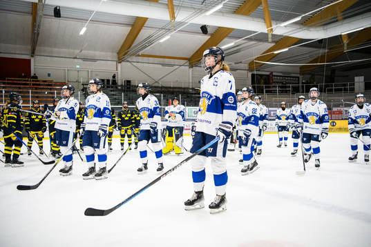 Finlands spelare deppar