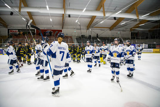 Finlands spelare deppar