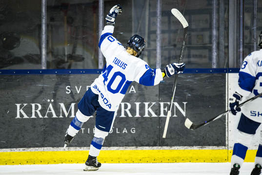 Finlands Noora Tulus jublar
