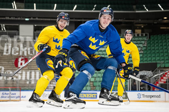 Isac Born and Anton Johansson of the Swedish under-20