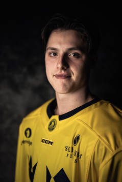 Anton Johansson of the Swedish under-20 national ice hockey