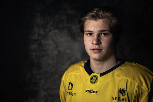 Zeb Forsfjäll of the Swedish under-20 national ice hockey