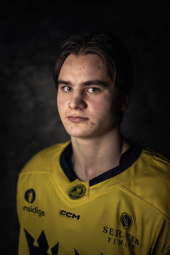 Jakob Norén of the Swedish under-20 national ice hockey