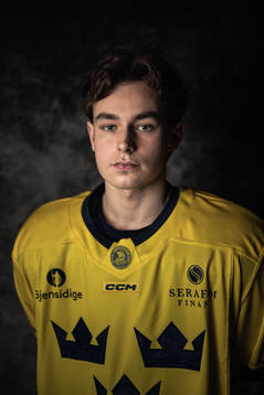 Felix Unger Sörum of the Swedish under-20 national ice