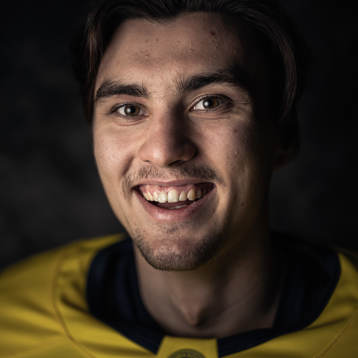 Goaltender Kevin Reidler of the Swedish under-20 national