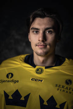 Goaltender Kevin Reidler of the Swedish under-20 national